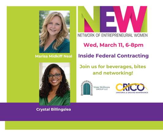 March 11 NEW Monthly Networking Event